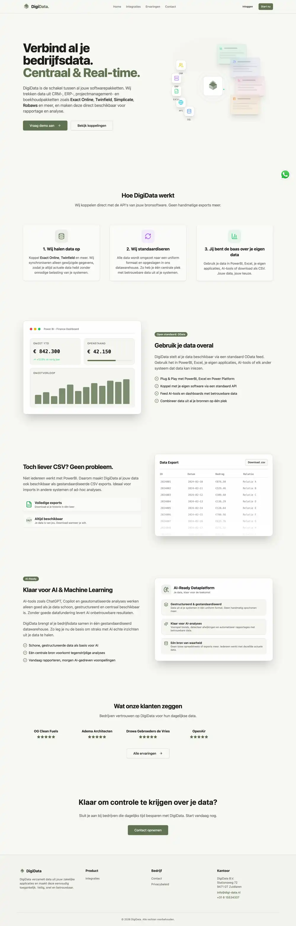 Digi-Data website screenshot