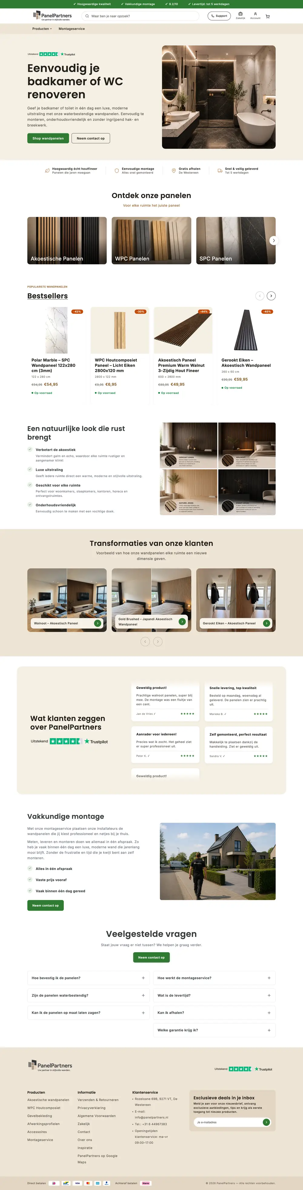PanelPartners website